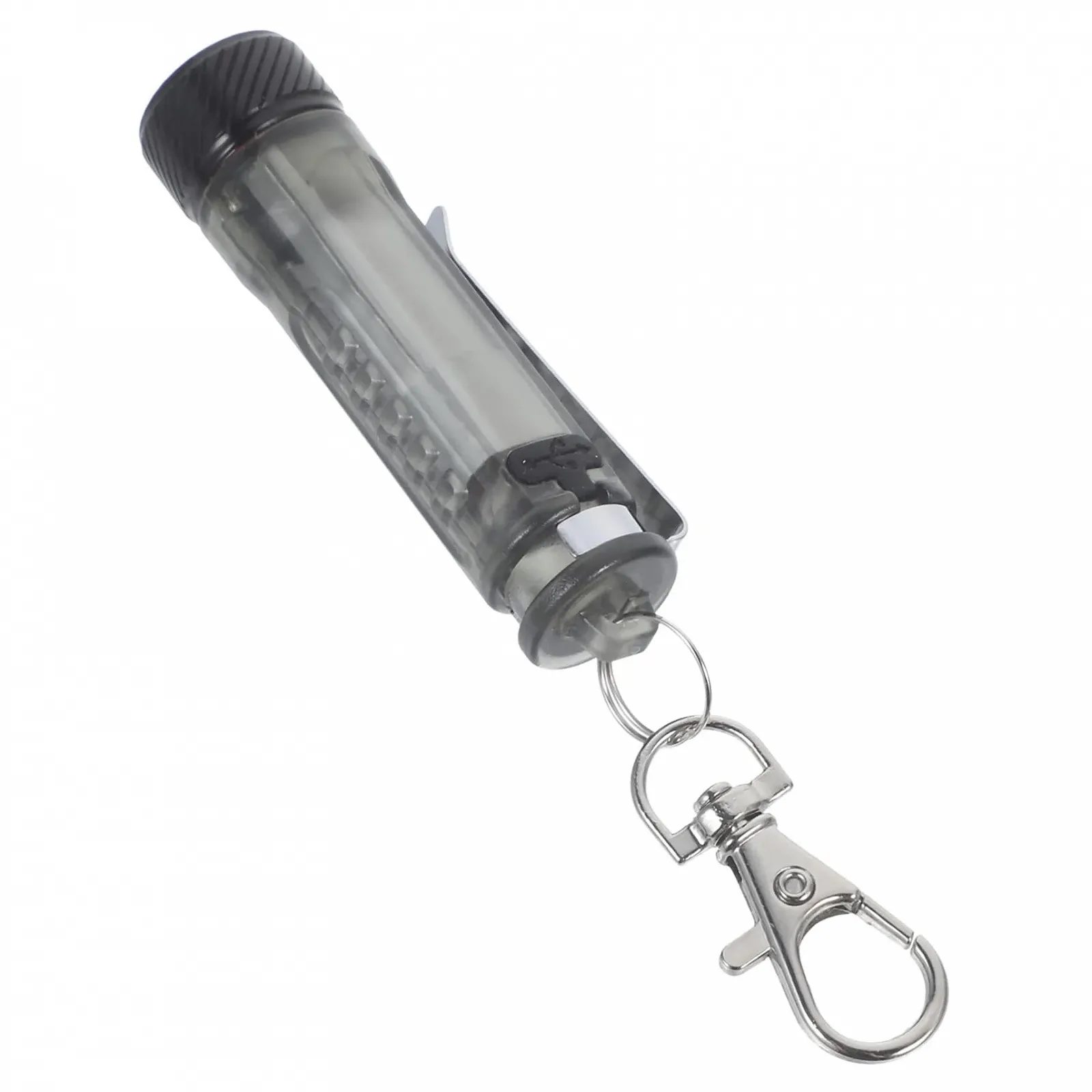 Міні світлодіодний ліхтарик портативний з брелоком з нержавіючої сталі, фото №1