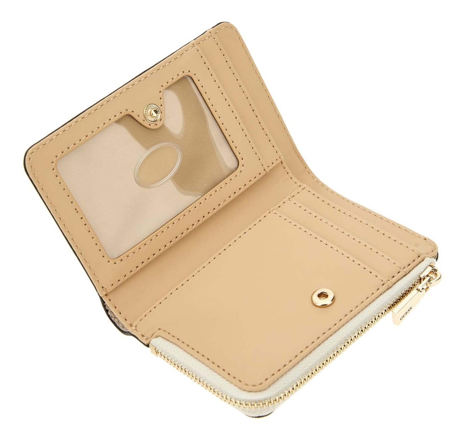 Картхолдер GUESS Phoebe SLG Zip Around Cream White, фото №3