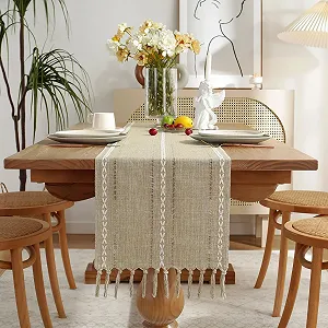 Купити Ранер Wracra Hemstitch Cotton Linen 90 см Мигдально-жовтий - Фото 1 Ранер Wracra Hemstitch Cotton Linen 90 см Мигдально-жовтий - Фото 1