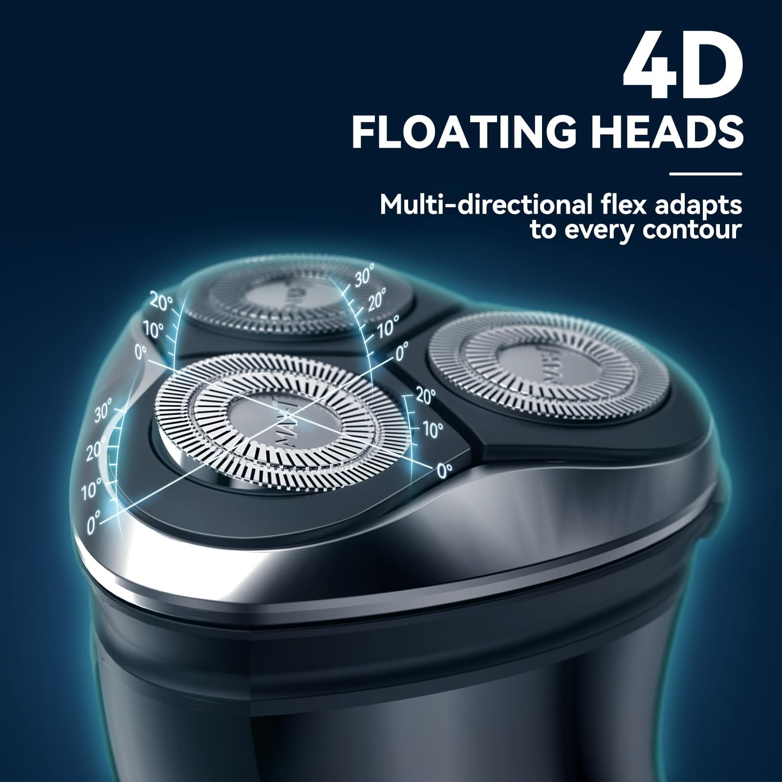 Электробритва MAX-T 3D ProSkin IPX7 Влажная и сухая Беспроводная, фото №3 Электробритва MAX-T 3D ProSkin IPX7 Влажная и сухая Беспроводная, фото №3