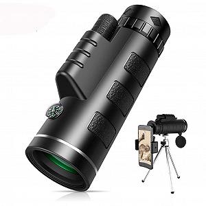 Монокуляр Telescoping 40x60 Zoom Monocular Clear Weak с держателем для смартфона - Фото 1