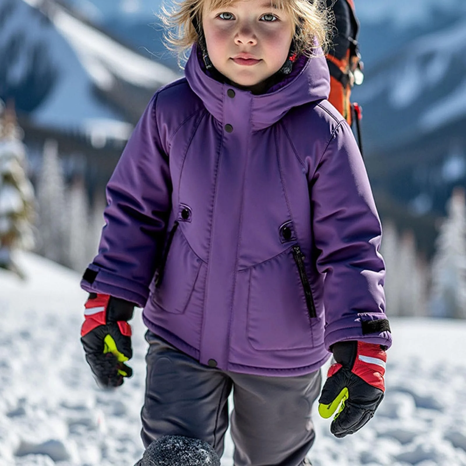 Зимова Куртка для Дівчат і Хлопчиків, Тепла, фото №3