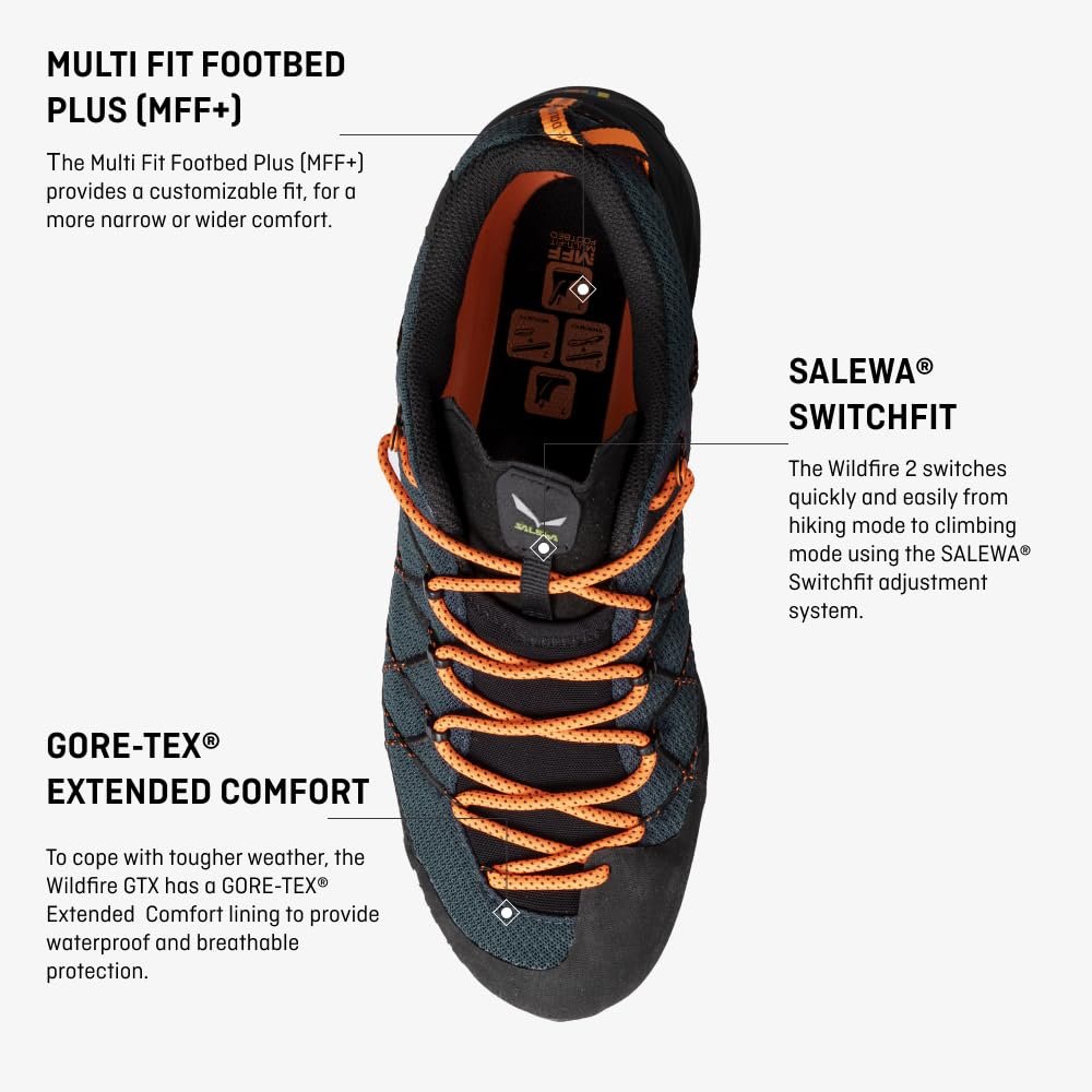 Взуття для підходу Salewa Wildfire 2 Gore-Tex чоловіче, фото №2