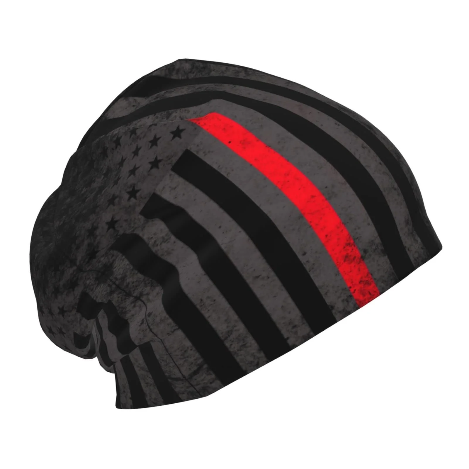 Шапка LOUJIN Fireman Thin Red Line для хлопчиків, slouchy, тепла в'язана, один розмір, фото №3