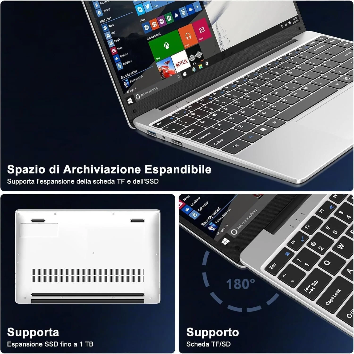 Ноутбук 14" Bvate B5 Intel Celeron N4020 RAM 6GB SSD 256GB Win11, фото №7