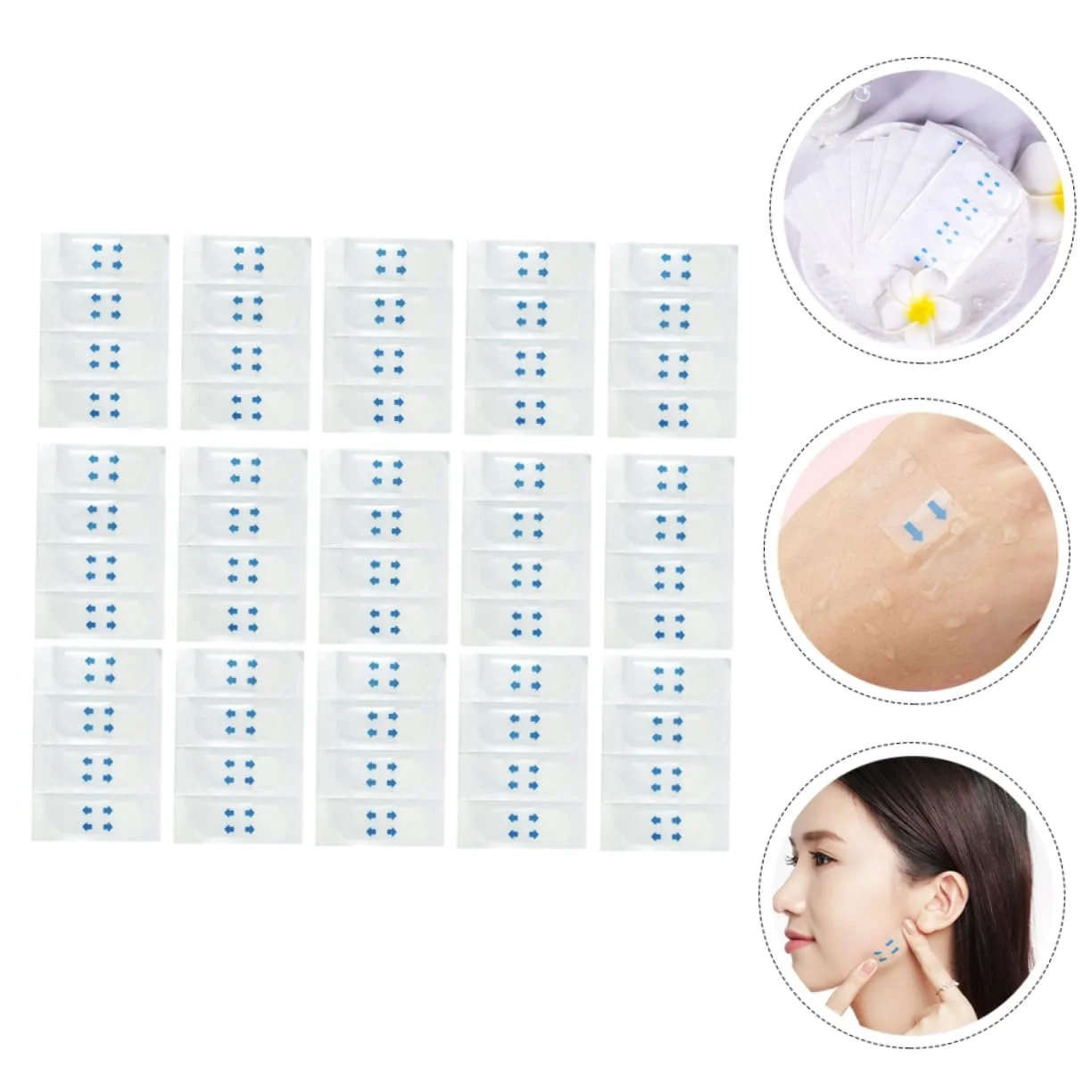 Стрічка для обличчя V Angoily, 480 шт., двостороння, для підтяжки обличчя та приховування зморшок, фото №8 Стрічка для обличчя V Angoily, 480 шт., двостороння, для підтяжки обличчя та приховування зморшок, фото №8