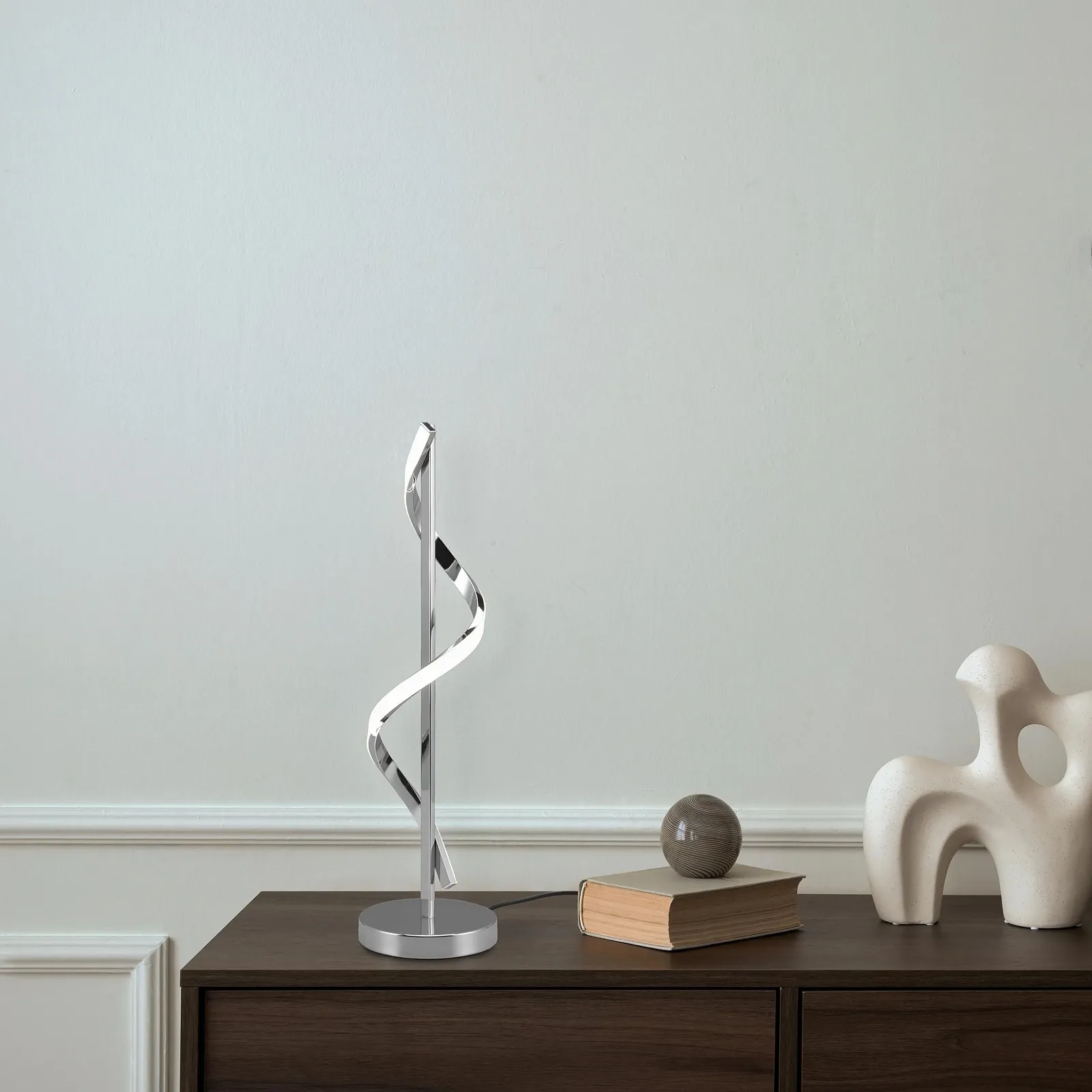 LED Настільна лампа Reality Leuchten Isabel R52201106 Метал Хром 8.5 Вт LED Хром, фото №4