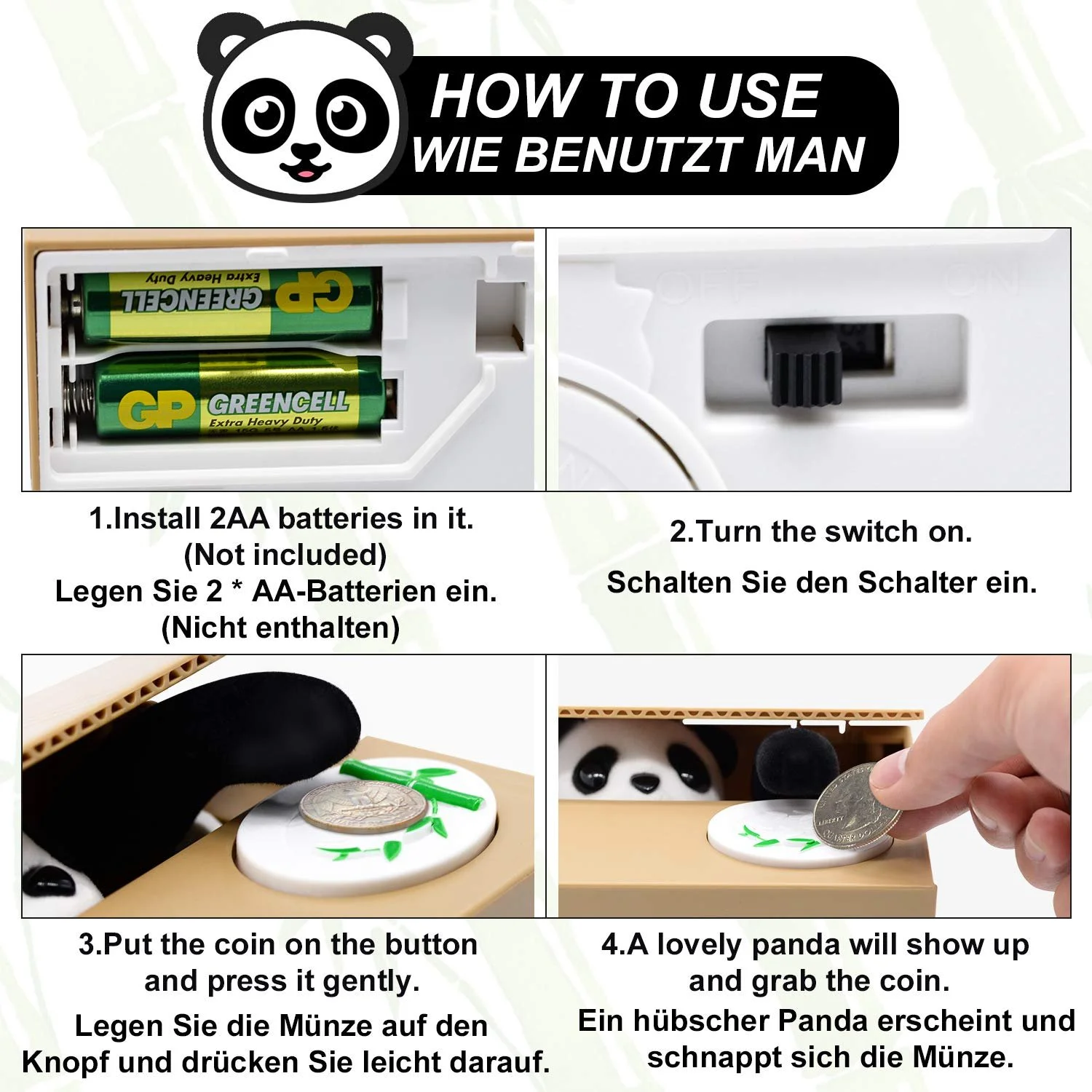 Електронна скарбничка Panda Paw Зі звуковими ефектами, фото №4