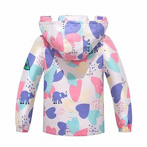 Ветровка Generisch для девочек со съемным капюшоном, шерстяная куртка для мальчиков, осенняя куртка, детская куртка, рождественский наряд synthetic.ua - Фото 1