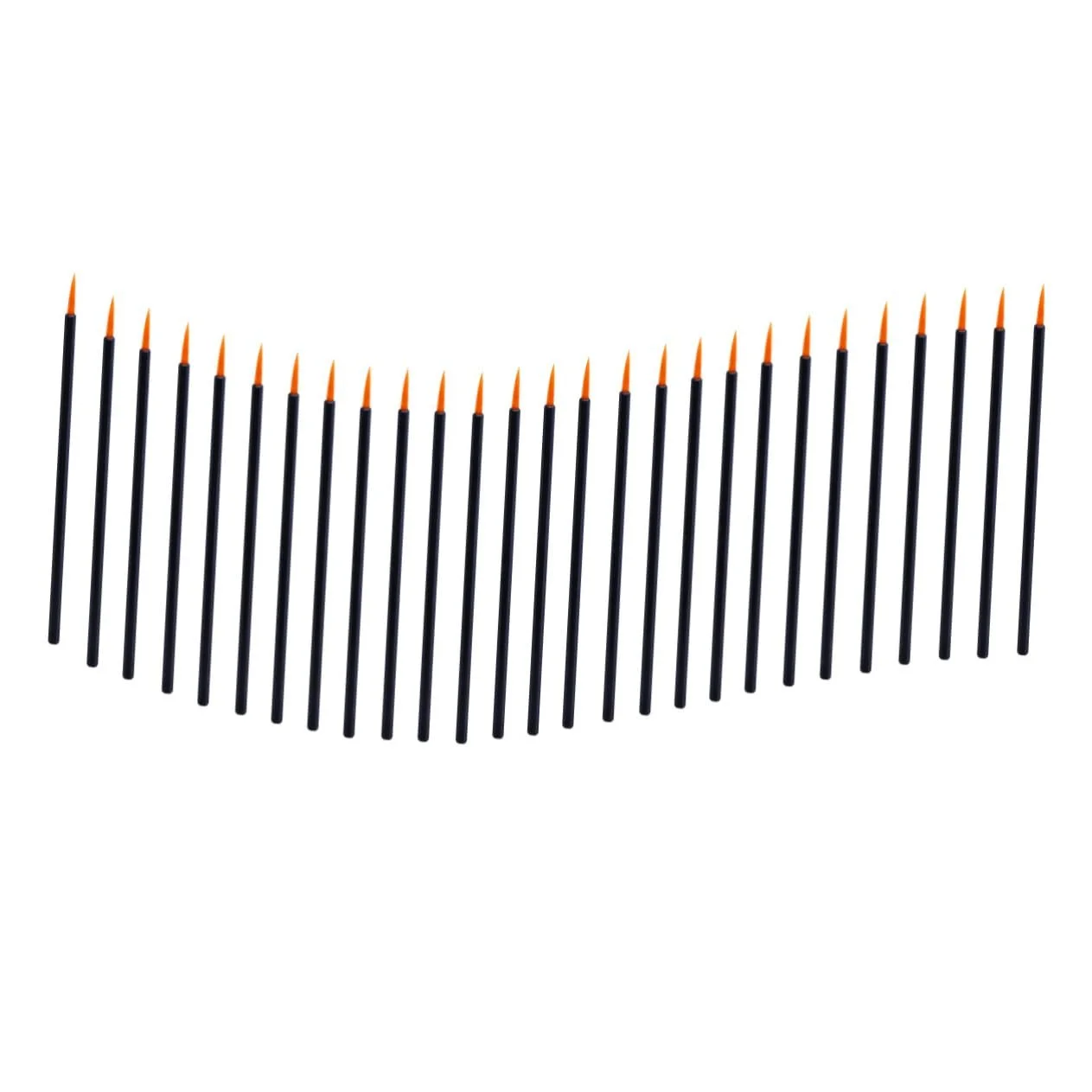 Кисти для подводки глаз POPETPOP Präzisions, 100 шт, одноразовая, фото №1