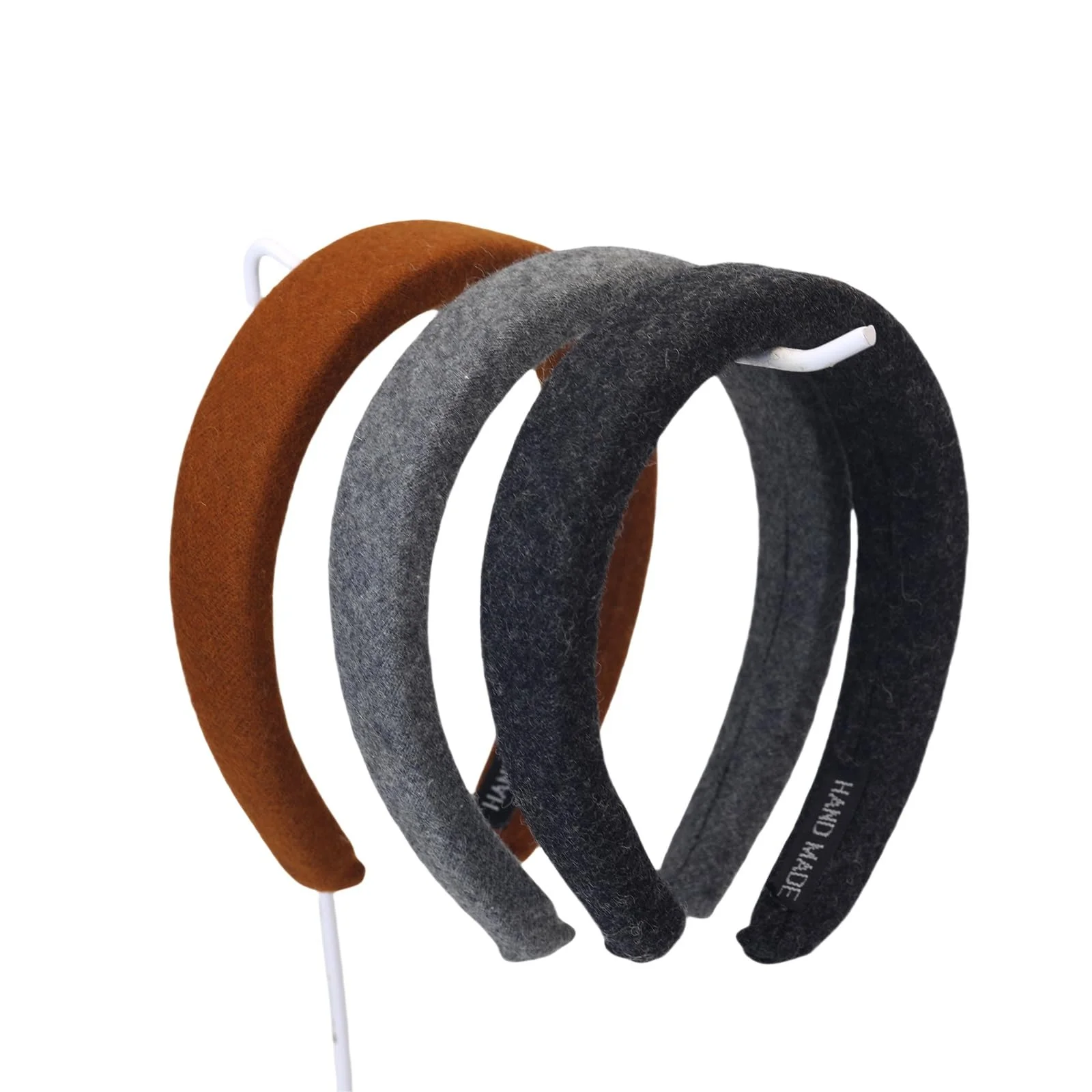 Набір із 3 модних жіночих обручів з вовняного фетру, фото №1 Набір із 3 модних жіночих обручів з вовняного фетру, фото №1