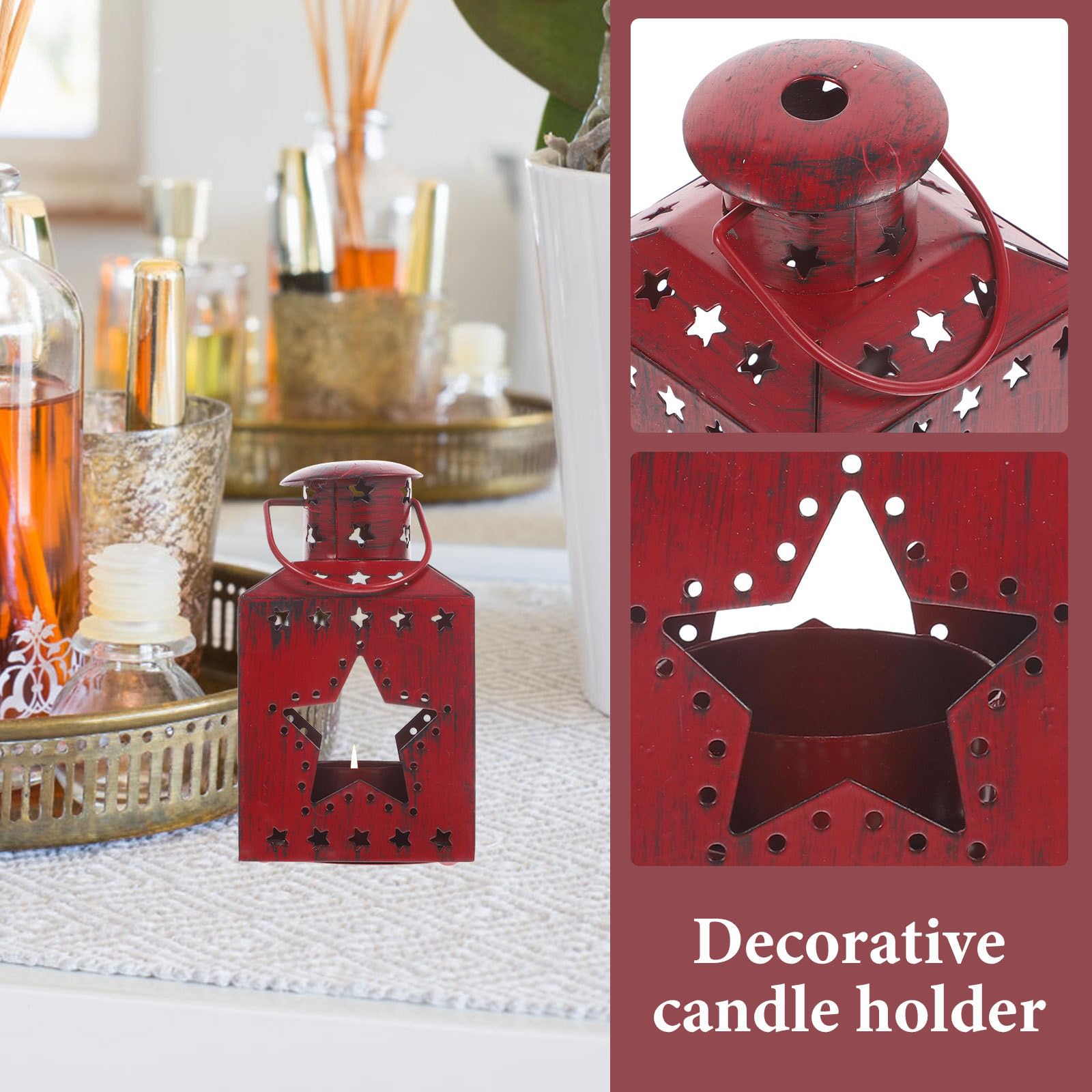 Подсвечник IMIKEYA Handheld Candle Decoration Iron, фото №5