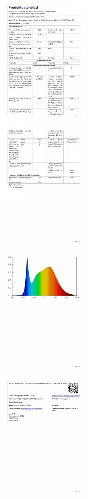 Настільна лампа Tamarin LED Регульована Modern Біла (1 лампочка), фото №9