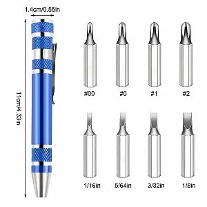 Набір міні-викруток 8-в-1 4 шт. кишенькові магнітні synthetic.ua - Фото 1