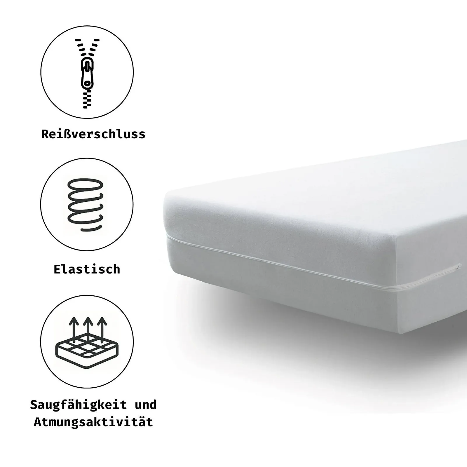 Наматрацник Tural еластичний на блискавці Бавовна, фото №2 Наматрацник Tural еластичний на блискавці Бавовна, фото №2