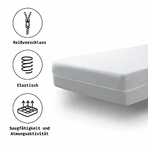 Наматрацник Tural еластичний на блискавці Бавовна synthetic.ua - Фото 1