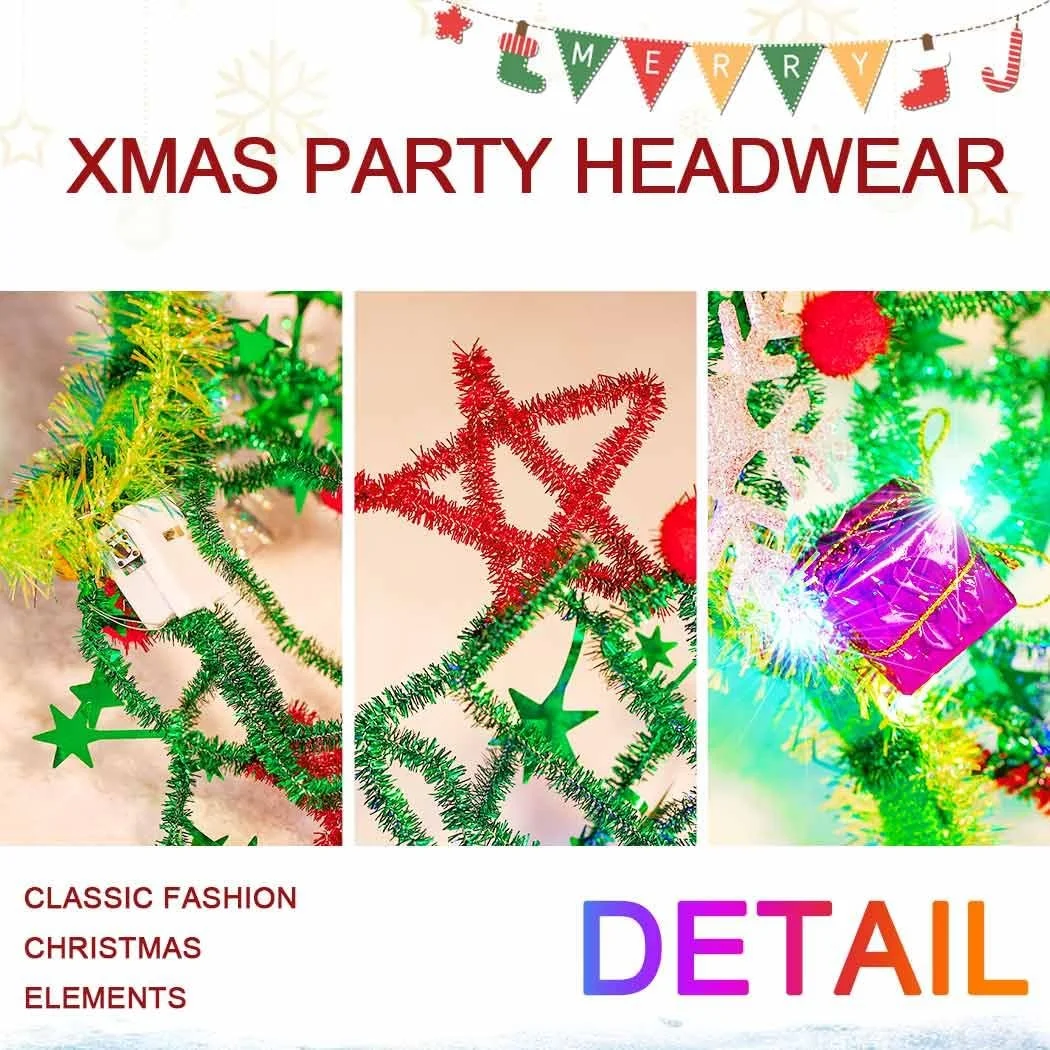 Свiтловий рiздвяний обруч Zoestar LED, фото №4