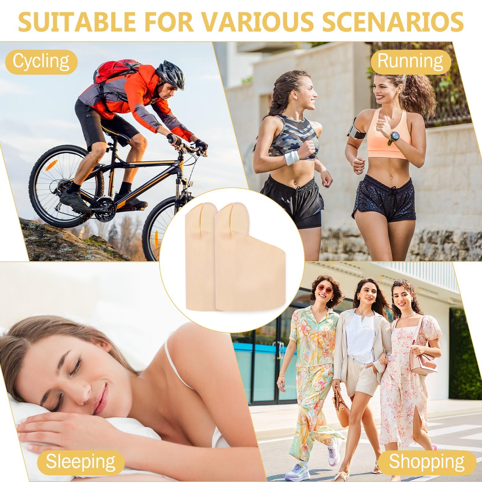 Шкарпетки Унісекс для Комфорту Ніг з Силіконовими Роздільниками для Пальців, фото №7 Шкарпетки Унісекс для Комфорту Ніг з Силіконовими Роздільниками для Пальців, фото №7