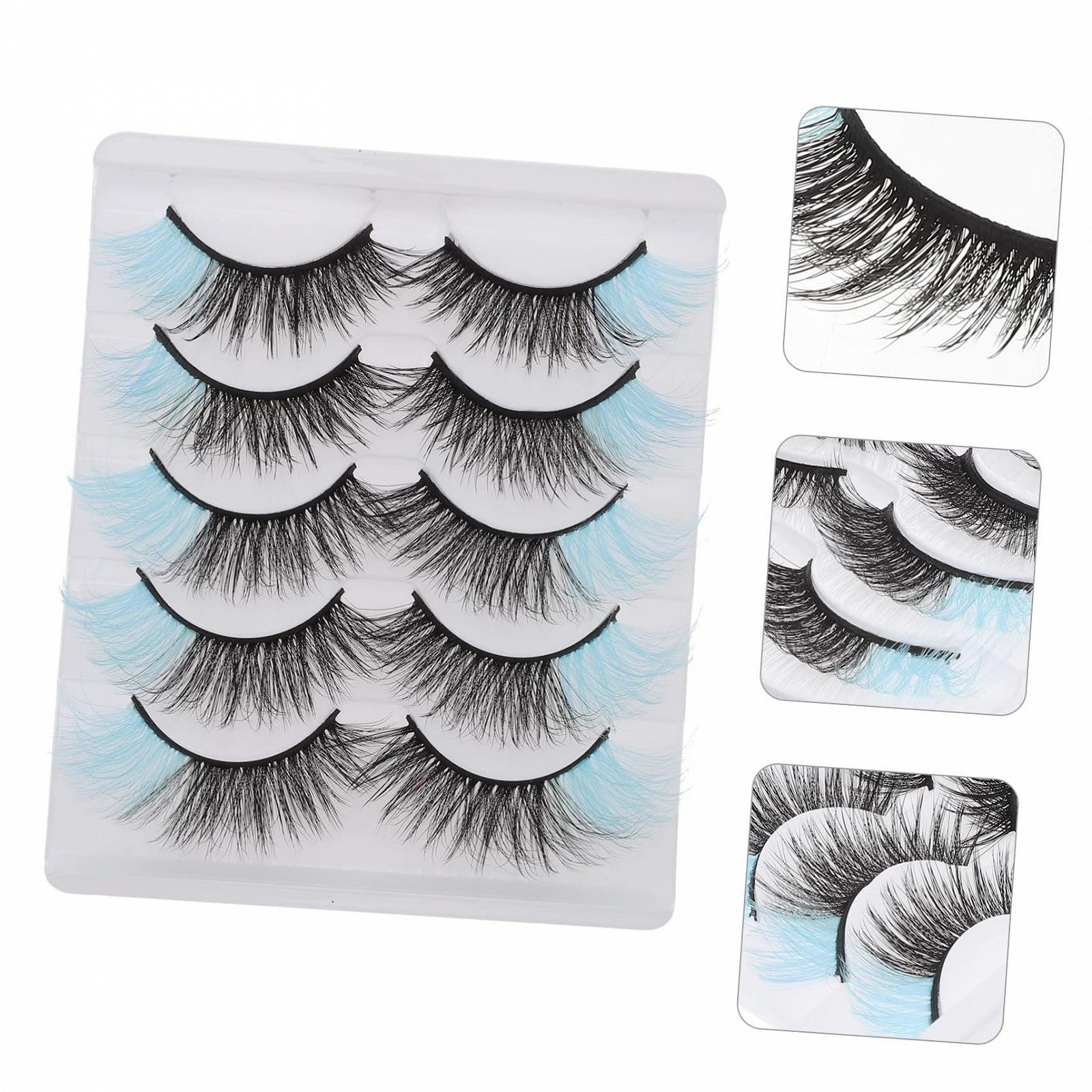 Вії ANGOILY Кольорові Накладні 5 пар, фото №2