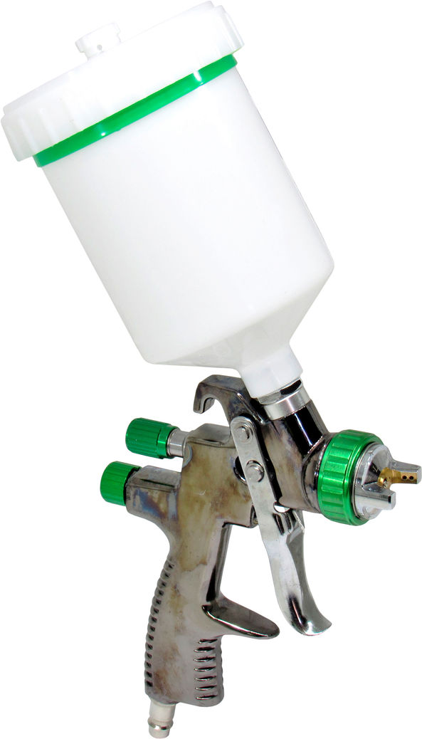 Пульверизатор INTERTOOL з верхн бачком пластм LVLP 1.3mm 600мл 1.5атм PT-0132, фото №1