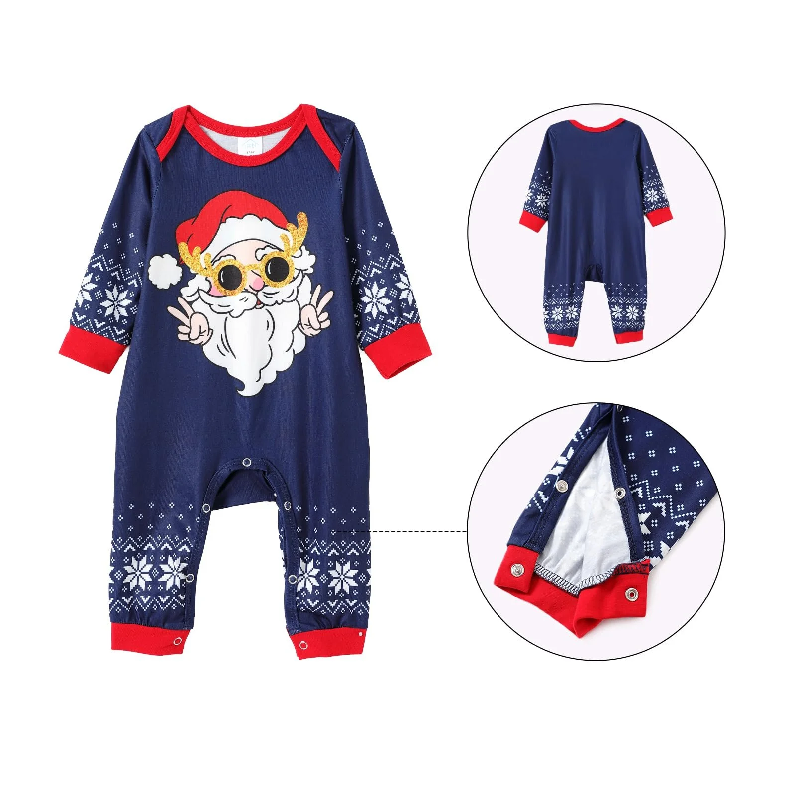 Комплект пижам IFFEI Семейный Рождественский, фото №3