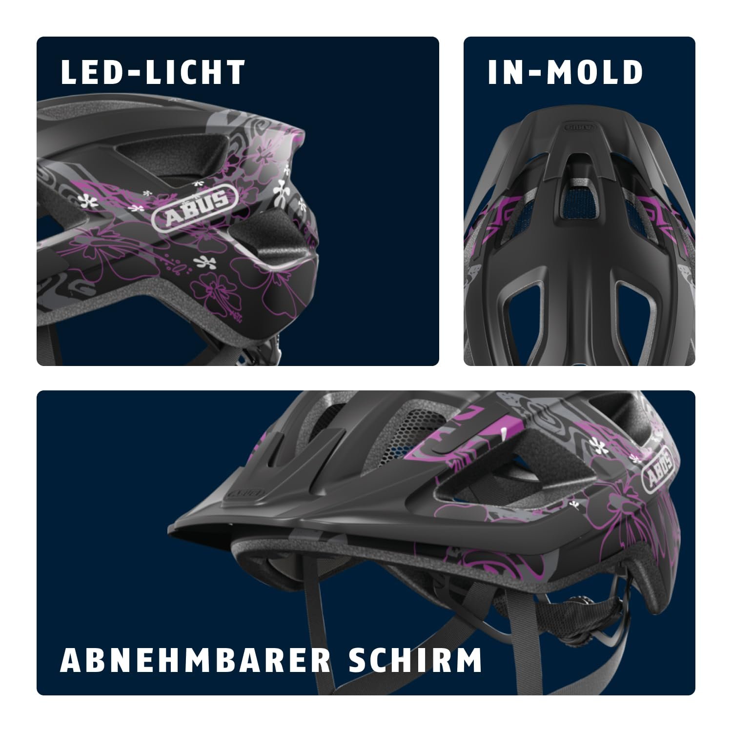 Шолом велосипедний ABUS Aduro 3.0 LED, фото №4