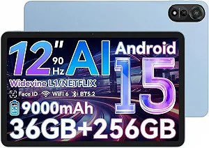 Купити Планшет 12'' 2К Blackview Mega 2 (12+24)/256Gb / 8 ядер / Android 15 / 9000 мАг / Блакитний - Фото 1 Планшет 12'' 2К Blackview Mega 2 (12+24)/256Gb / 8 ядер / Android 15 / 9000 мАг / Блакитний - Фото 1