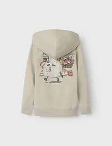 Толстовка NAME IT Nkmkian SWE Wh Bru Ps Noos synthetic.ua - Фото 1