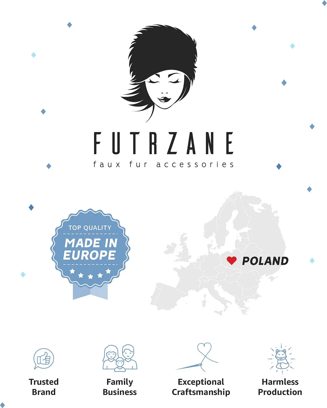 Пов'язка на голову Хутряна Сибірська, M, Чорний Сибірський, фото №6