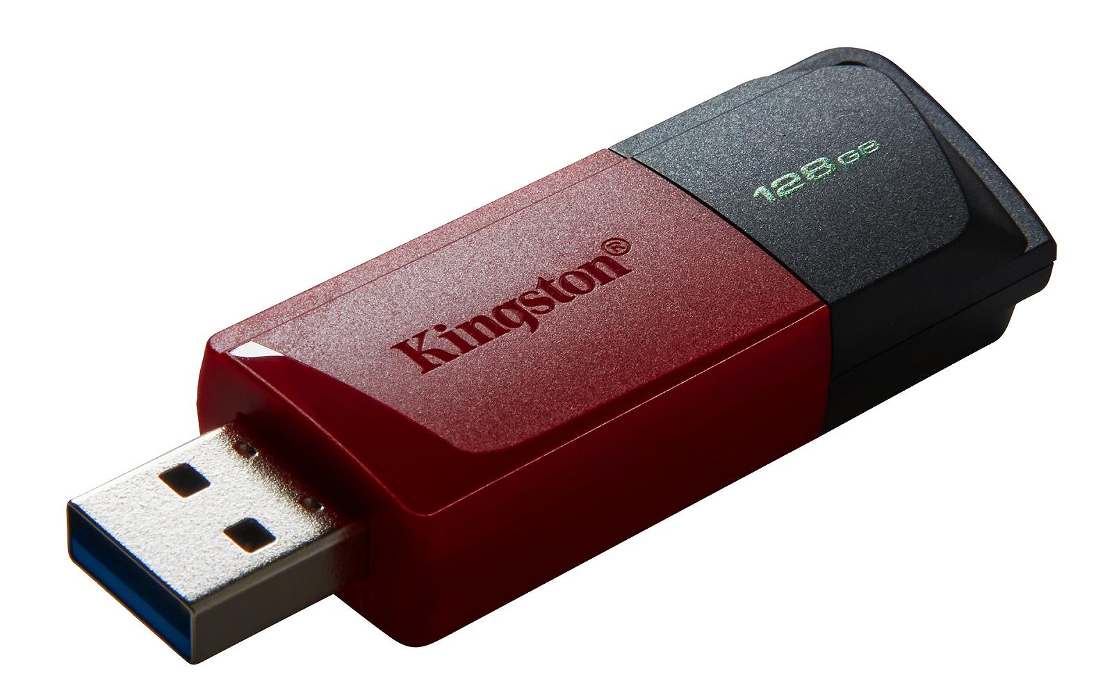 Флеш-накопитель USB3.2 128GB Kingston DataTraveler Exodia M Black/Red (DTXM/128GB), фото №1