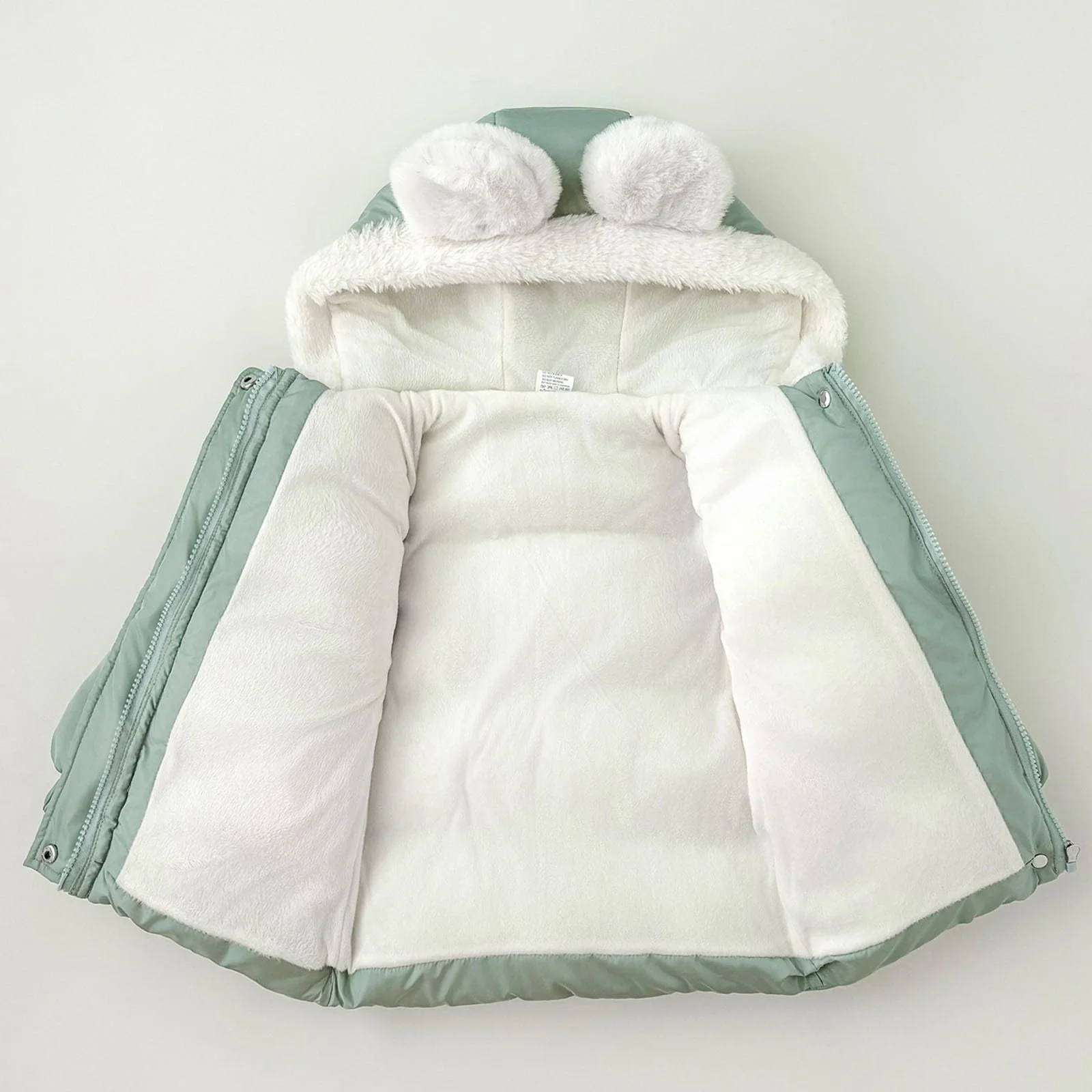 Детская зимняя куртка с подкладкой, длинный рукав, теплая, толстая, зимняя парка с капюшоном, милая зимняя куртка, легкая внешняя пуховая куртка с наполнителем, фото №6 Детская зимняя куртка с подкладкой, длинный рукав, теплая, толстая, зимняя парка с капюшоном, милая зимняя куртка, легкая внешняя пуховая куртка с наполнителем, фото №6