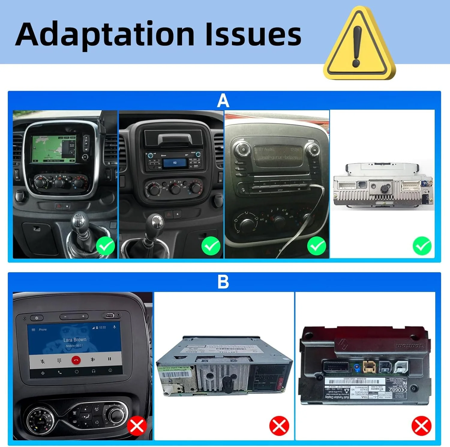 Штатна автомагнітола PODOFO для Opel Vivaro B Renault Trafic Fiat Talento Nissan NV300 / 9" / Сенсорна / 2/64Гб / Apple CarPlay / Android Auto / Bluetooth / WI-FI / GPS / USB, фото №3