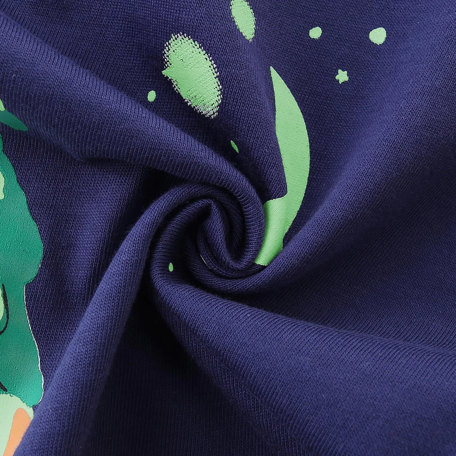 Дитячий світшот з капюшоном, що світиться у темряві, і дівчаток, з довгими рукавами та принтом, фото №7