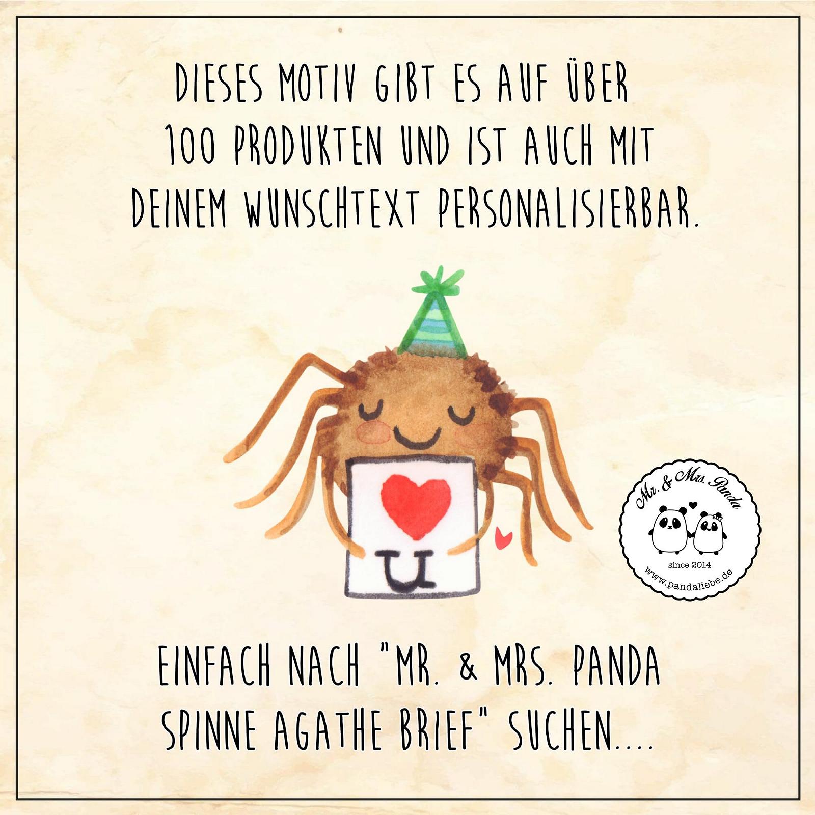 Детская Кружка Mr. & Mrs. Panda Паук Агата Буква - Подарок, Пластиковая Кружка, фото №7