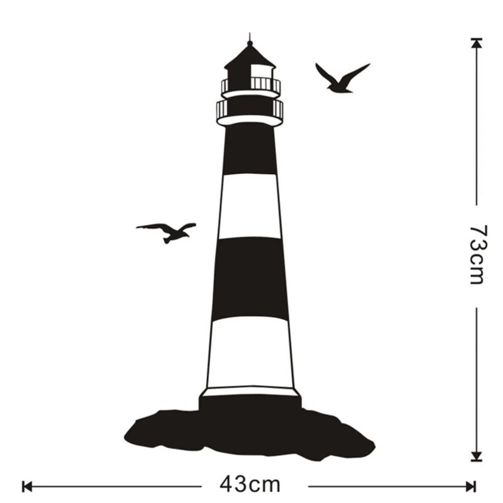 Наклейка на стіну Маяк ПВХ Знімна, фото №2