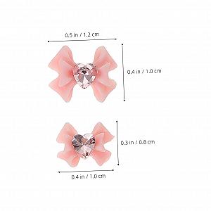 Украшение для ногтей Бантик FOMIYES 200 шт. Смола 3D synthetic.ua - Фото 1