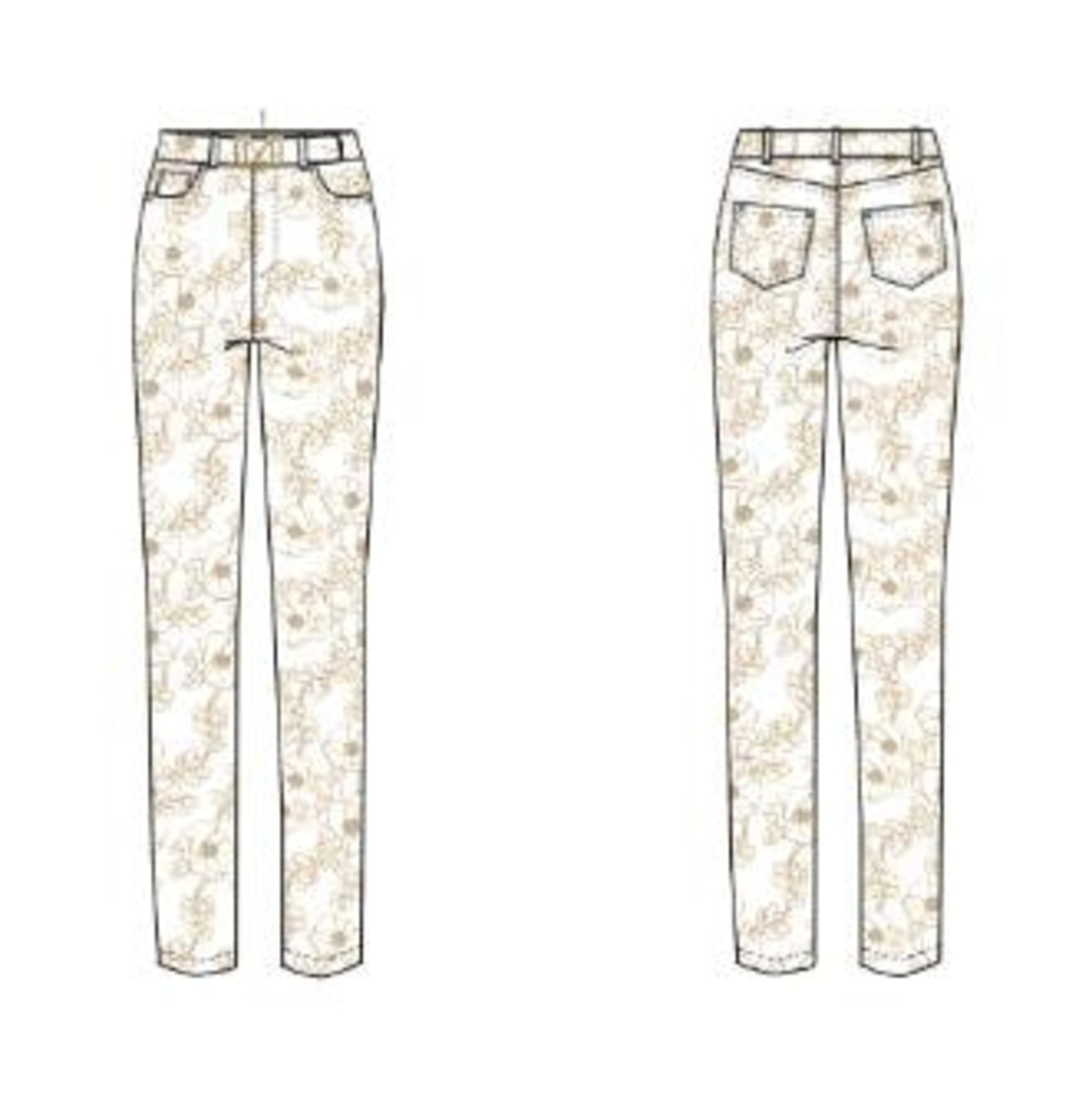 Джинси G 5 POCKETS JEANS F1AB 27, фото №1