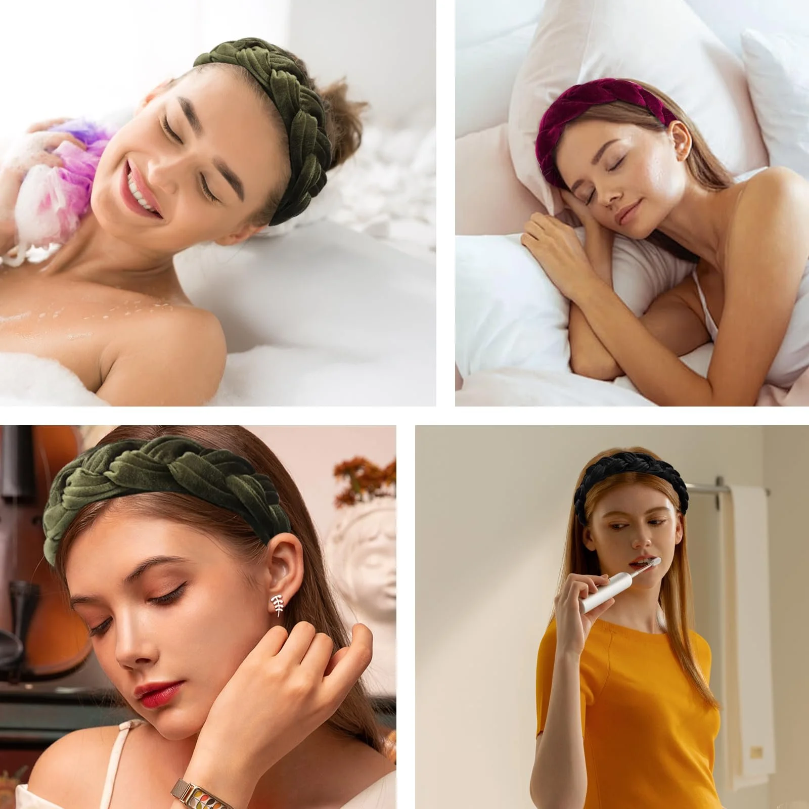 Обруч Оксамитовий Плетений Вінтажний, фото №7 Обруч Оксамитовий Плетений Вінтажний, фото №7