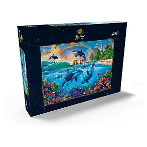 Пазл MyPuzzle Special Collection by Puzzle Galaxy Orcas in the Ocean (Косатки в океане) 500 деталей 48 x 34 см synthetic.ua - Фото 1