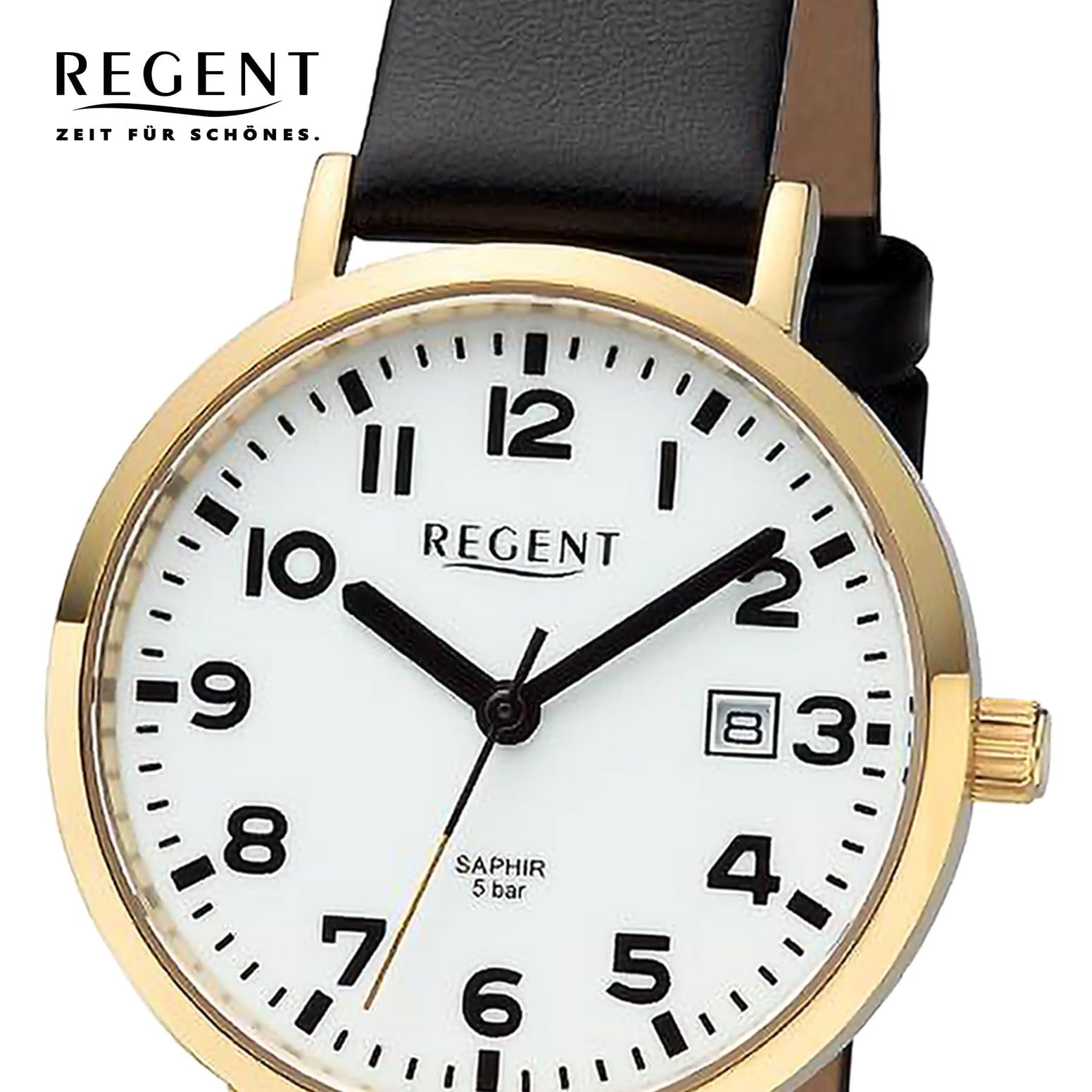 Женские часы Regent, сапфировое стекло, люминесцентный циферблат 12100785, золото, белый, ремешок, фото №2 Женские часы Regent, сапфировое стекло, люминесцентный циферблат 12100785, золото, белый, ремешок, фото №2