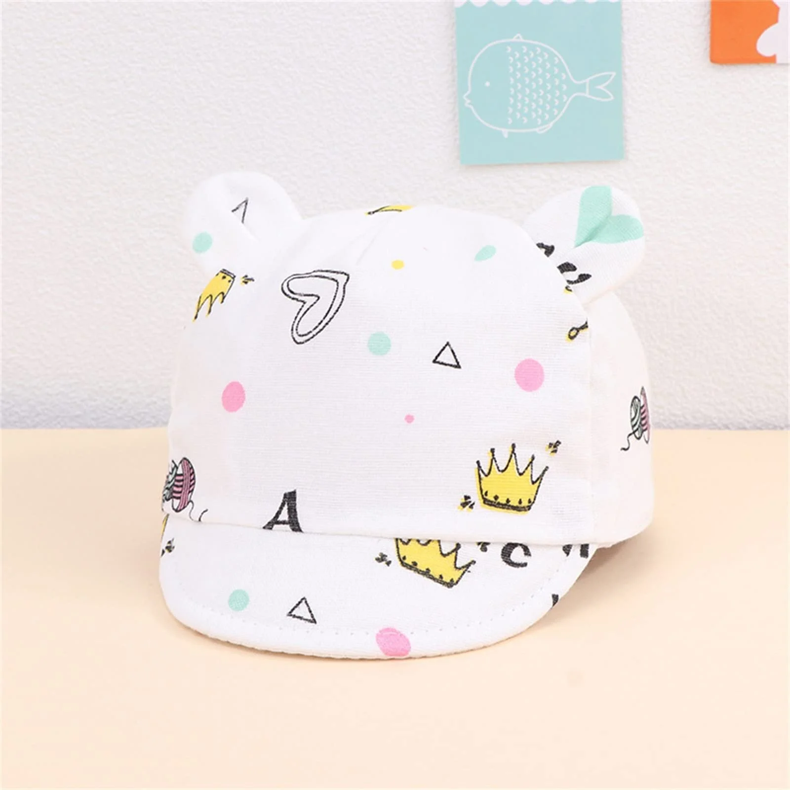 Бейсболка Glücksvogel Baby Sun Hat Бавовняна з широкими полями та шнурком UPF 50+, фото №4
