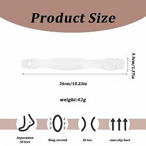 Шина для великого пальця стопи Силіконовий роздільник пальців Ортопедичний Hallux Valgus synthetic.ua - Фото 1