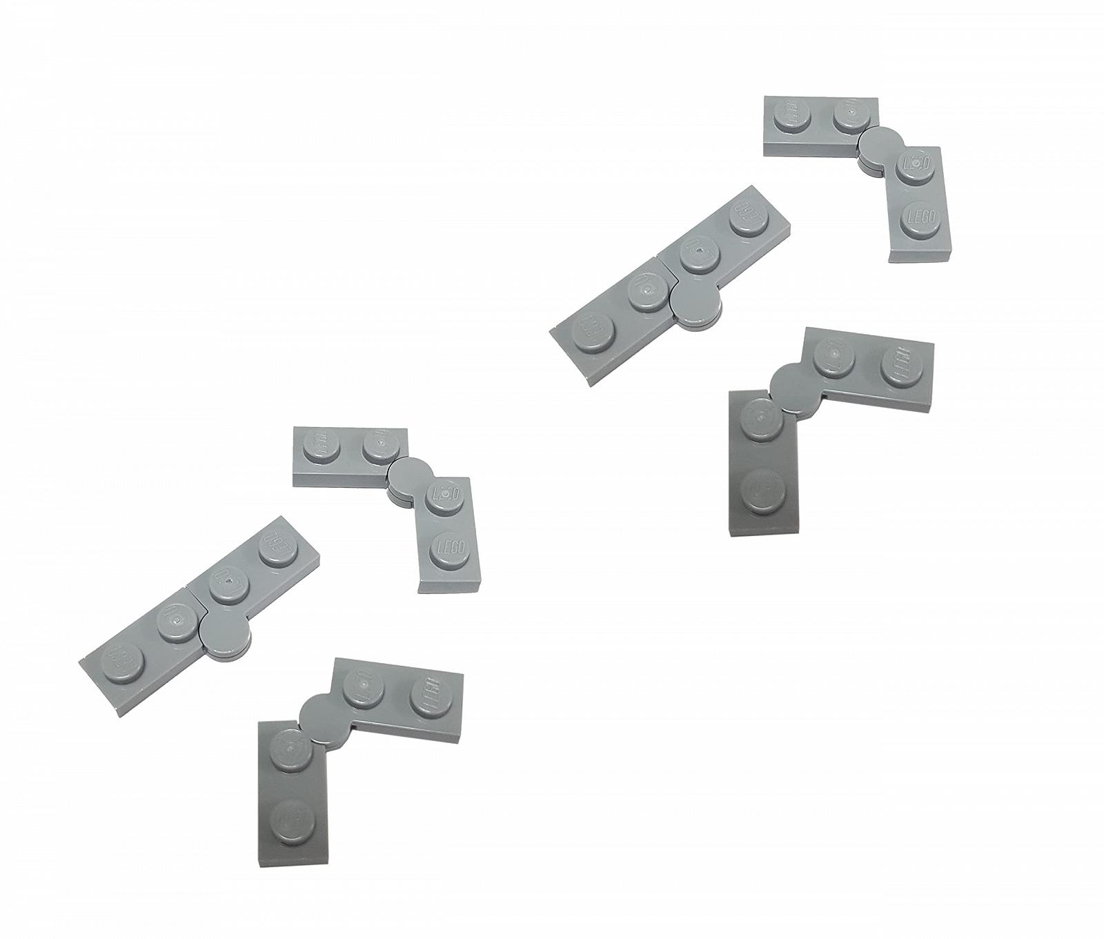 Блоки LEGO City 2429c01 Пластина 1 x 4 Штифти Набір з 10 Світло-сірий, фото №4