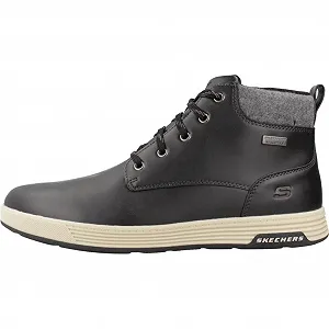 Чоловічі черевики Skechers Cavell Isaac Waterproof Чорний synthetic.ua - Фото 1