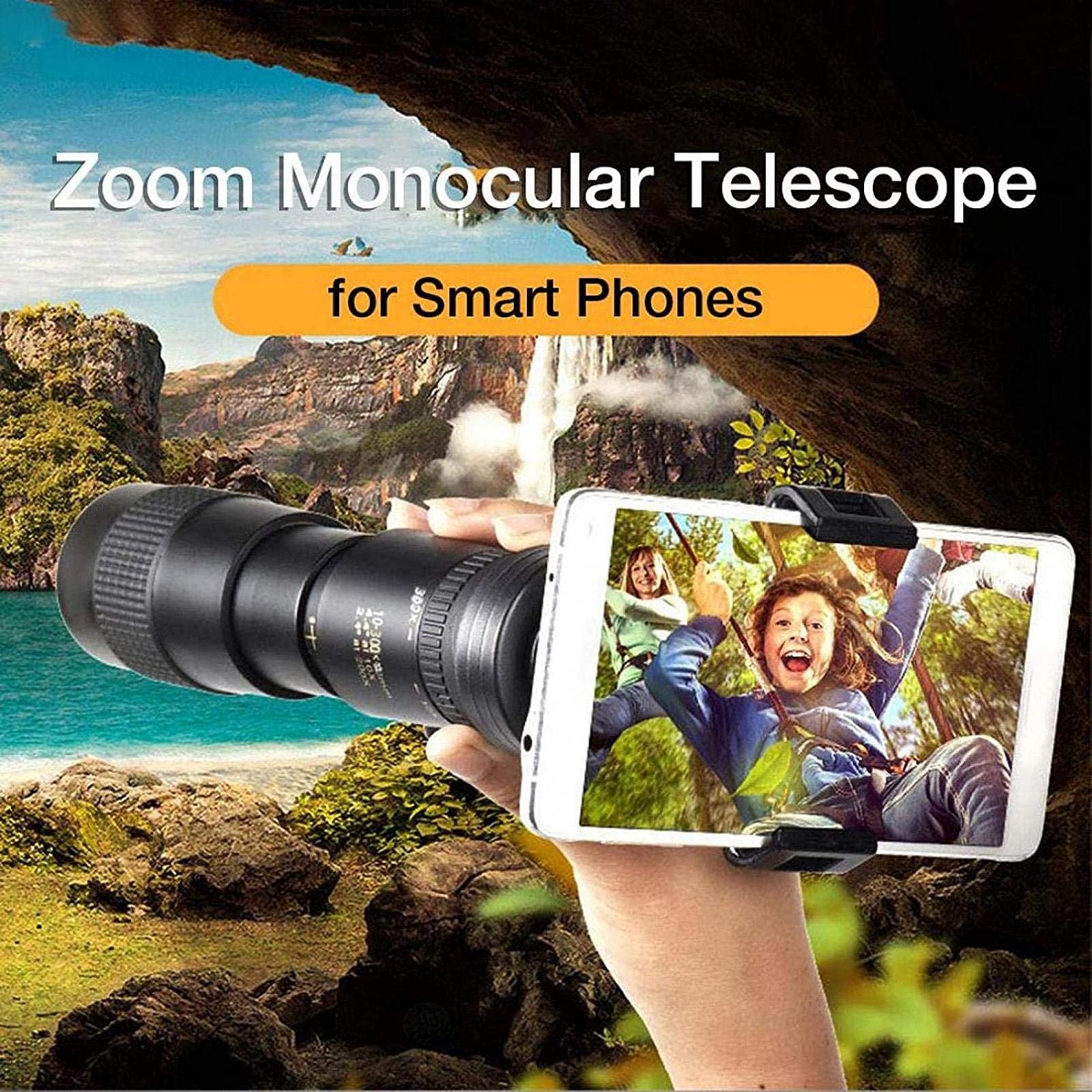 Монокулярний телескоп MRKU Super-Teleobjektiv 4K 10–300 x 40 mm Zoom, фото №5