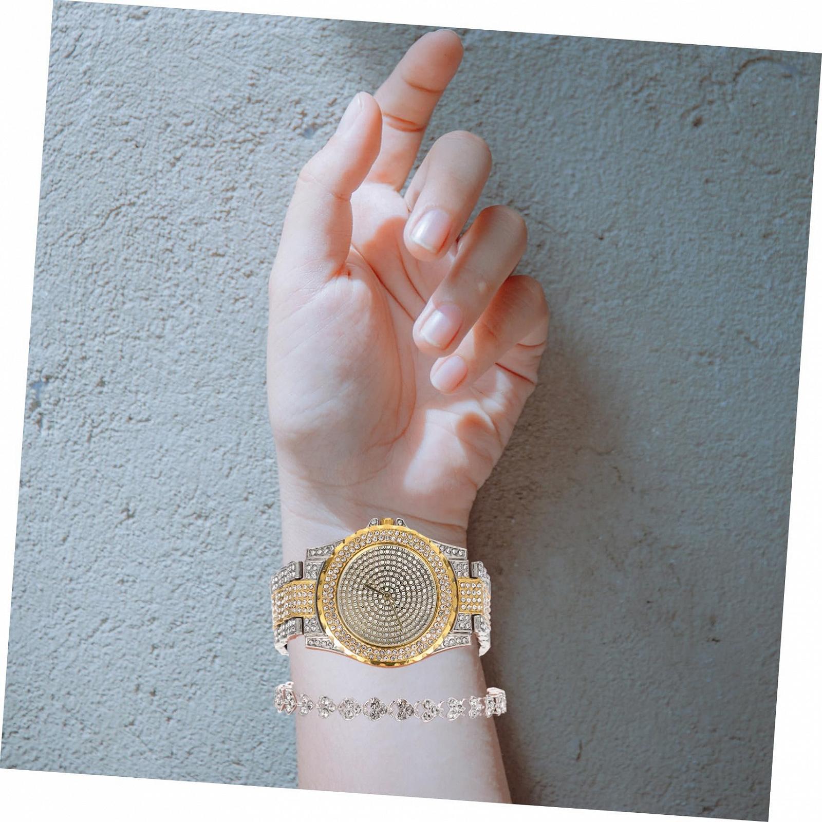 Жіночий годинник OATIPHO Набір Годинник і еластичний браслет, фото №3 Жіночий годинник OATIPHO Набір Годинник і еластичний браслет, фото №3