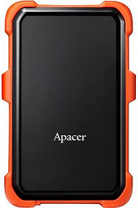 Зовнішній жорсткий диск Apacer 1ТБ 2.5" USB 3.1 чорний помаранчевий AP1TBAC630T-1 - Фото 1