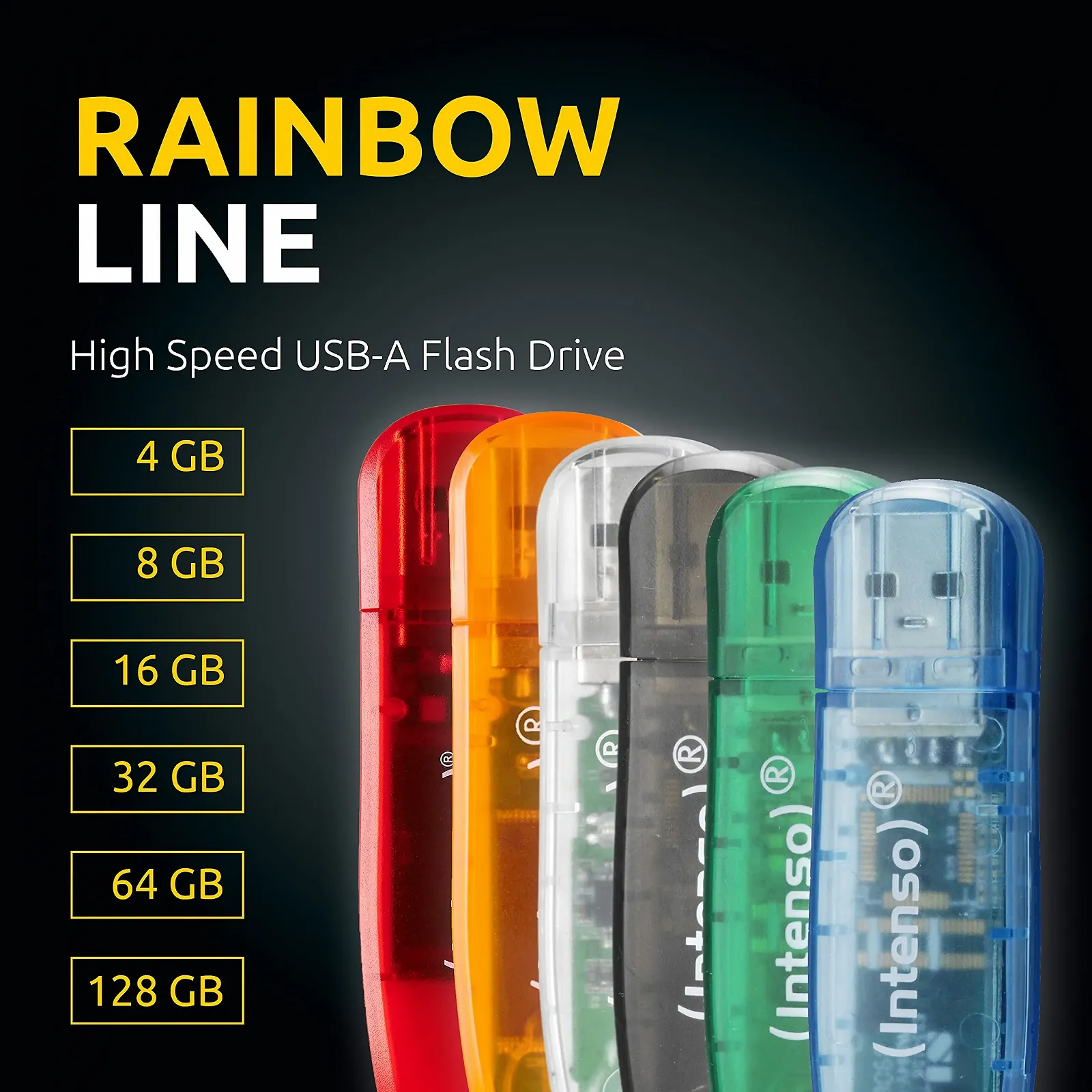 USB-накопичувач Intenso Rainbow Line, фото №2