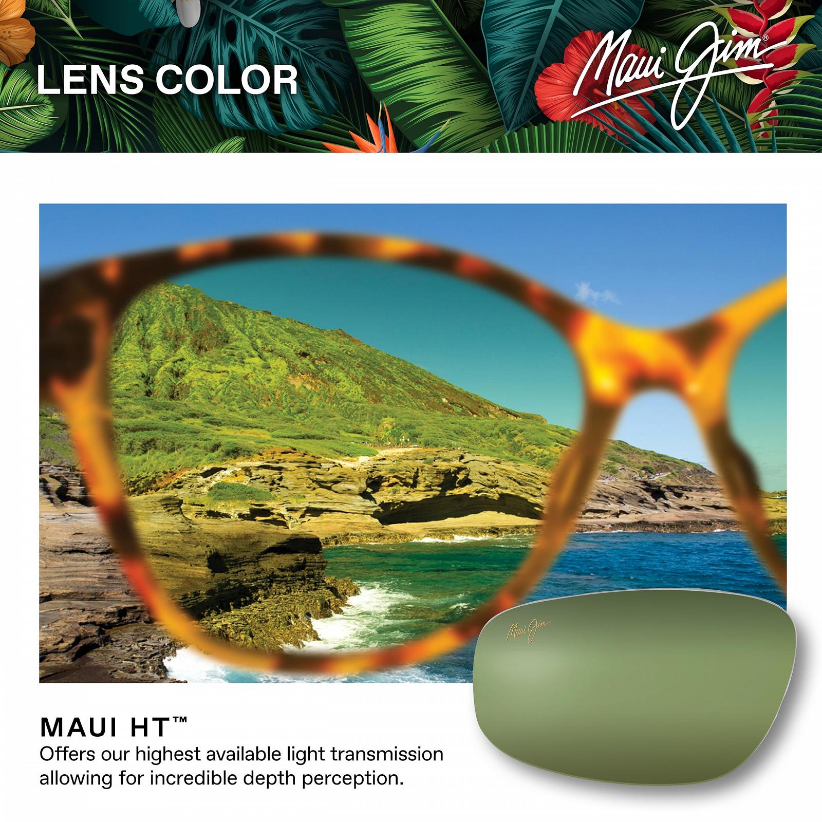 Унисекс Солнцезащитные очки Maui Jim Kapii Matte Dark Havan, фото №5