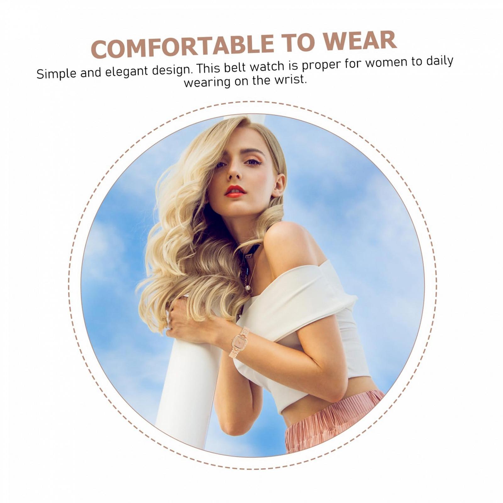 Женские часы LIFKOME Diamond, украшенные стразами, серебристые, фото №8